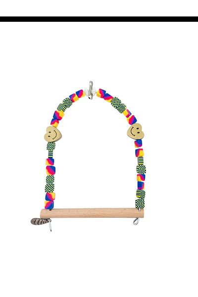Ans Hanging Budgie - Swing and Perch Set