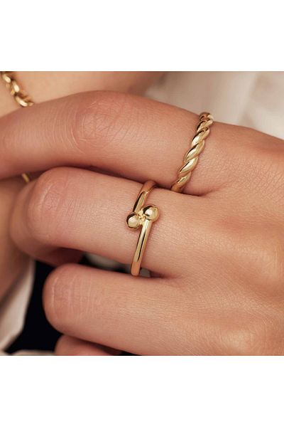 Isabel Bernard Monceau 14 Karat Ring, Stapelring 50