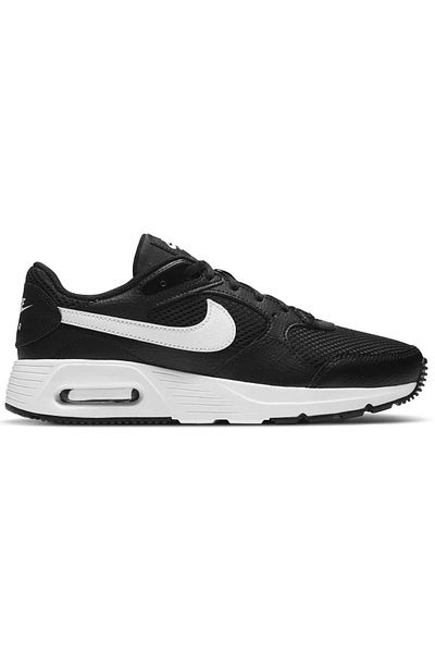 Nike Air Max Sc Leather Sneaker Black Genuine Leather Casual Sports Shoes Black