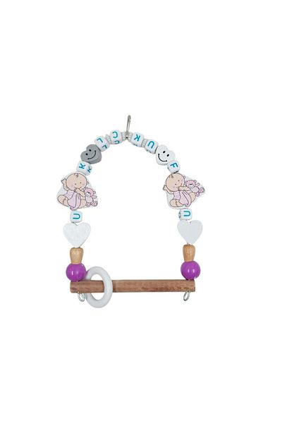 Ans Hanging Budgie - Swing and Perch Set