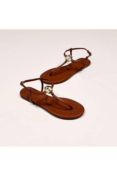 Tkees Women's Tan Buckle Sandals
