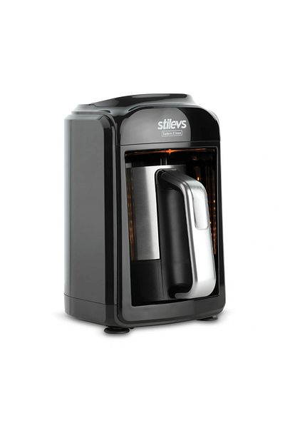 Stilevs Sadem X Inox Automatic Turkish Coffee Machine Black - Silver