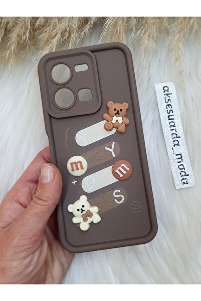 Aksesuarda Moda حافظة سيليكون متوافقة مع هاتف VIVO Y35