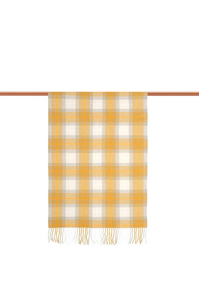 Bursa İpek Χειμερινό σάλι με χρυσό εκρού σχέδιο