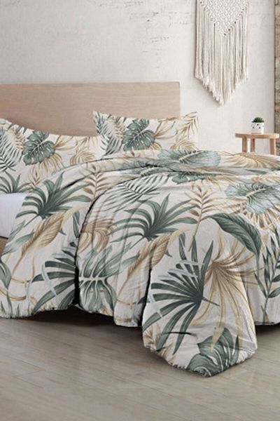 MonoHome Cotton Double Duvet Cover Set Natura Botanik