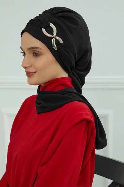 Aisha's Design Ready Turban with Aerobin Fabric - Accessory, Ht-94