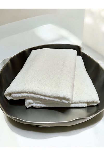 CNR Garden Πετσέτα μπάνιου 2 τεμαχίων φαρδιά κοπή 90x150cm - 650gr