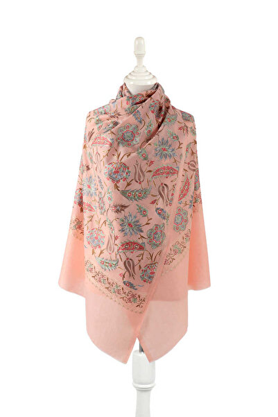 Bursa İpek Şal din lână Suzani complet brodat cu pulbere