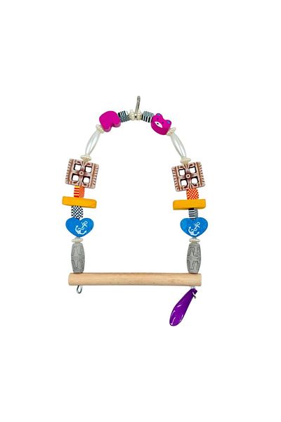 Ans Hanging Budgie - Swing and Perch Set