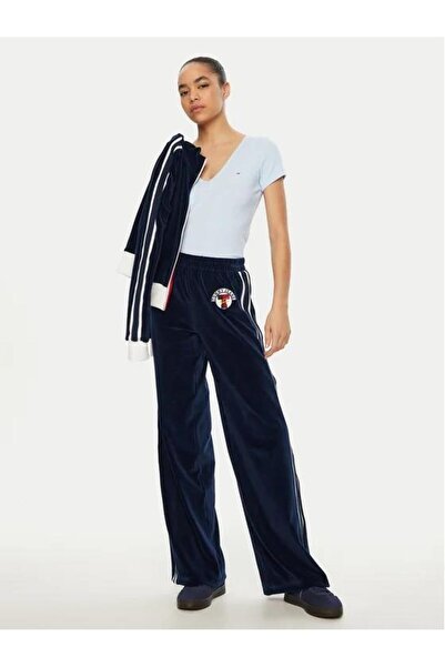 Tommy Hilfiger TJW VELVET OLDALCSÍKOS JOGGER