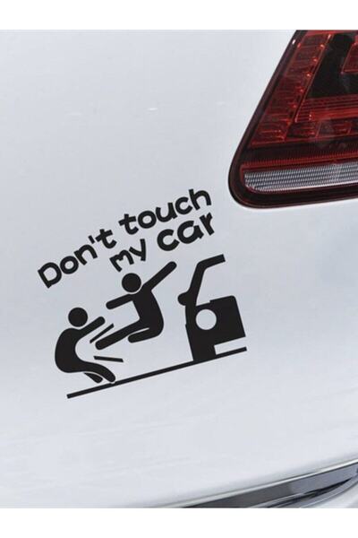 pınaxar Don'T Touch My Car English Auto Domestic Production A+Quality Black 1...