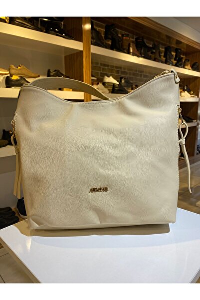 Armine Жіночий кремовий рюкзак та сумка через плече ARMINE великого розміру