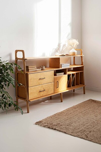 Woodesk Veta, Ahşap, Dolap Ve Konsol, 190x115, Tik Renk, Cpt4683-140