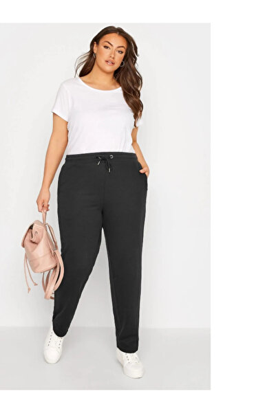 Zula Moda Plus size elastična talja Visok struk udoban model dva Sa džepovima...