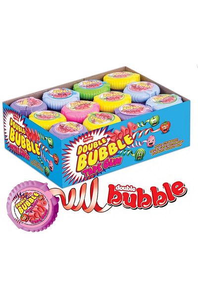 Mertsan 10 g 48 Pieces Double Bubble Fruit Meter Gum