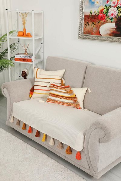 Aisha's Design 90X155 cm Tufted Seat Cover - Ko-21Ik
