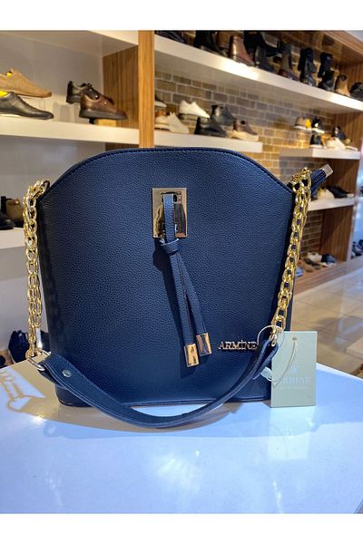 Armine Armine Women's Black Use Chain Stylish and Hand and Shoulder Bag