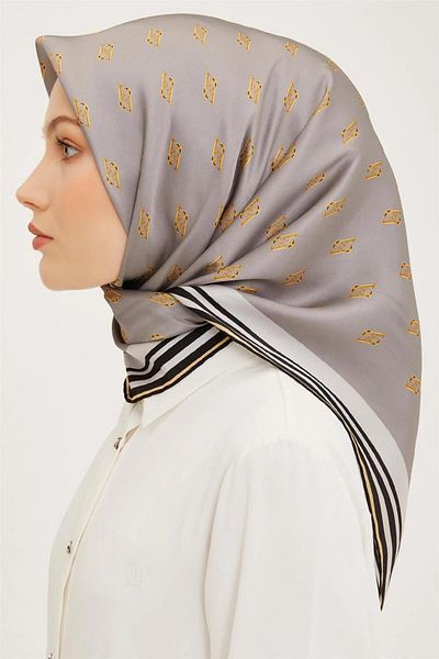 Armine Nostalgia Series Twill Μεταξωτό Κασκόλ 8959-03NT
