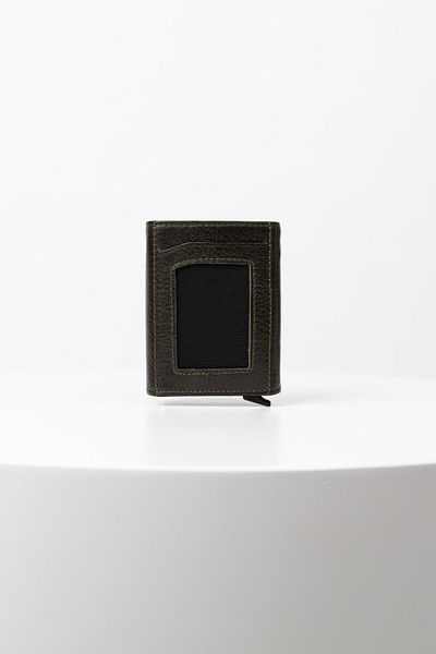 BAYDERİ Jules Genuine Leather Men's Wallet with Mechanism