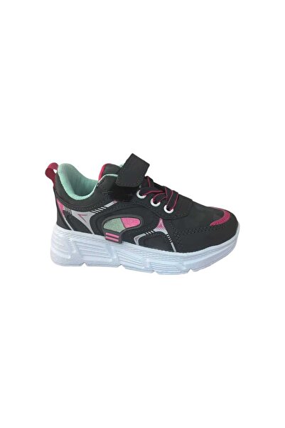 GAK RUN Unisex Çocuk Lastikli Ve Cırtlı Rahat hafif Sneaker Spor Ayakkabı GAK-2025
