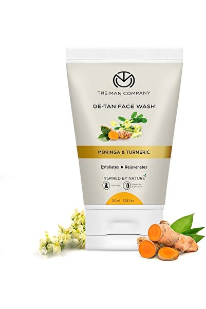 The Man Company De Tan Face Wash for Men with Turmeric & Moringa - 100 ml