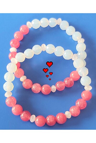 Takuce TAKUCEDEN AYTAŞI VE TURMALİN 2 Lİ DOĞAL TAŞ BİLEKLİK