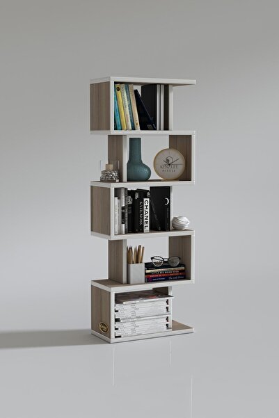 Kenzlife Kitaplık Raf Diba1 Crd 129X040X19 Banyo Kiler Ofis (M)