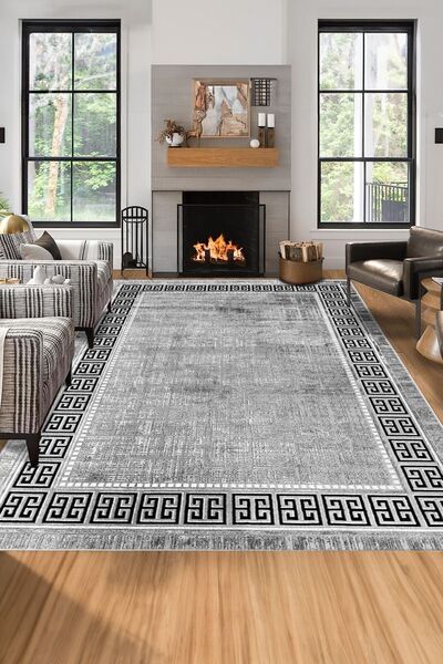 ComfortCo Dijital Baskılı Dört Mevsim Yıkanabilir Kaymaz Taban Çocuk Halısı,yolluk,mutfak Ve Salon Halısı (18)