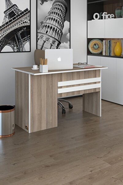 Kenzlife Ofis Masası Kamikaze Crd Sağ 75*170*60 Kilitli Kapaklı Dolap Şeritli...