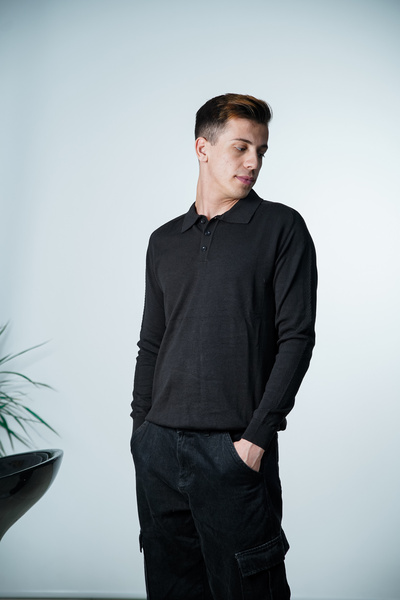 MODA ARPOL Erkek Gömlek Yaka Triko Kazak