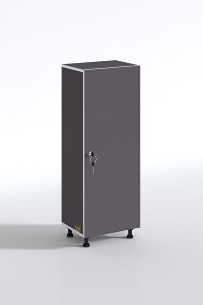 Kenzlife Sepetli Kilitli Mutfak Dolabı Ruberukilit Gri 122X45X30 Banyo Çamaşır Beyaz 9 Lu Sepet