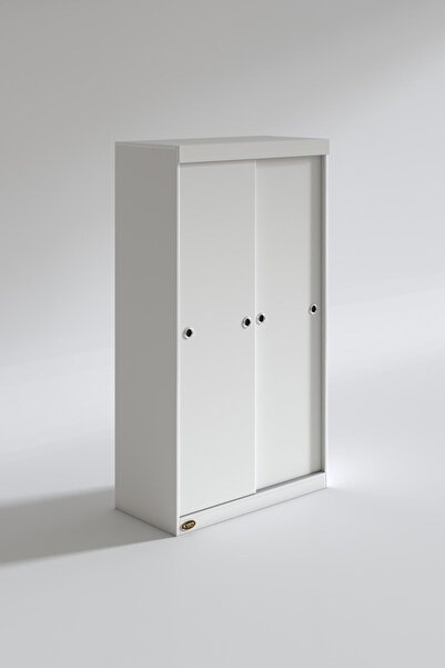 Kenzlife Gardırop Sürgülü Kapaklı Kapılı 100 Papatya Byz Gardolap Dolap