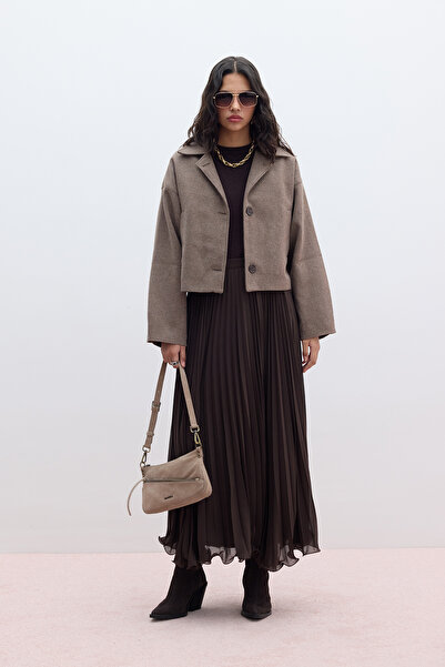 Manuka Norkový krátký kešu kabát - DORİ