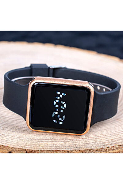 Spectrum Rose Silikon Kordonlu Dokunmatik Led Ekran Dijital Saat ST-303729