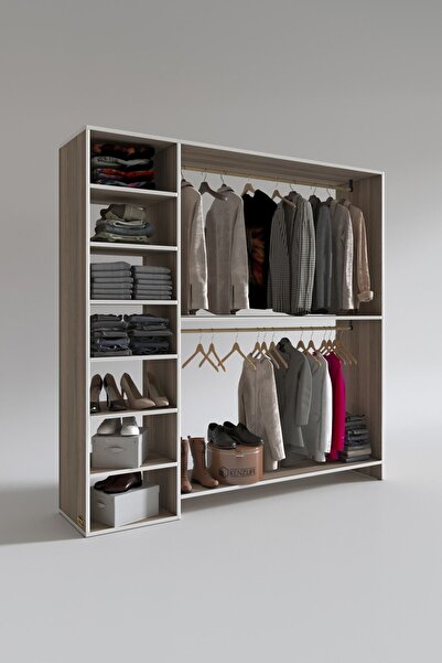 Kenzlife Giysi Dolabı Abdurrahman 180*180*40 Crd Gardırop