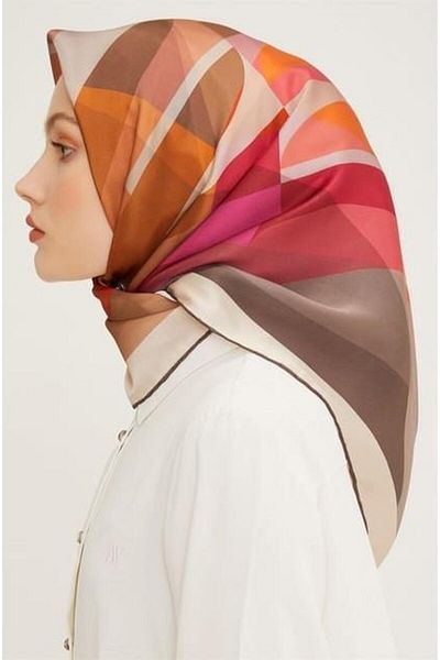 Armine Nostalgia Series Twill Silk Scarf 8901-05Nt