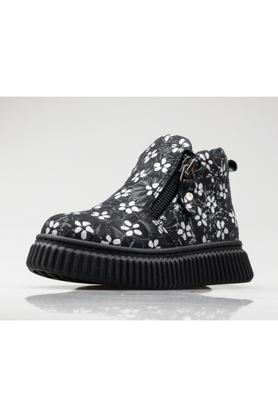 JOJO KIDS kız çocuk hakiki deri ortopedik bot , fermuarlı bot , termal astarlı bot