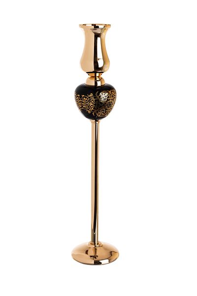 HIC Gold metal candle holder 36 cm
