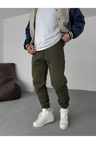 BYBASICMAN Khaki Basic Raster Elastic Tracksuit By-062