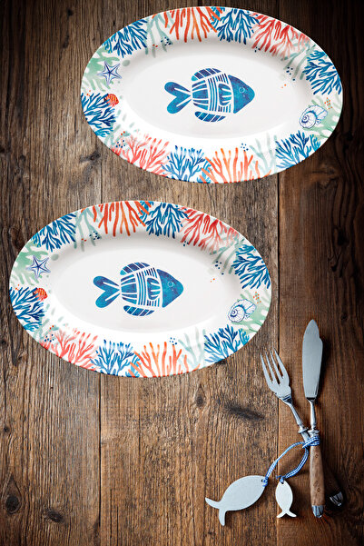 nazen Mimhome Kayık 29cm Akvaryum Tabak:yazlık Ev Bahçe Piknik Servis: Salata, Orta Sunum