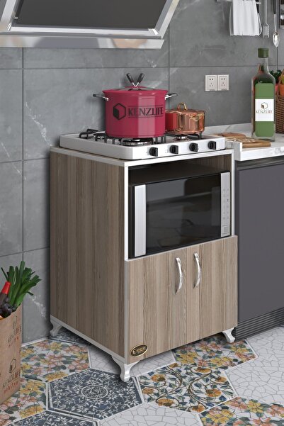 Kenzlife Ocak Dolabı Aysu Crd 85*60*57 Mutfak Modül Mini Fırın Mikrodalga Banyo Ofis