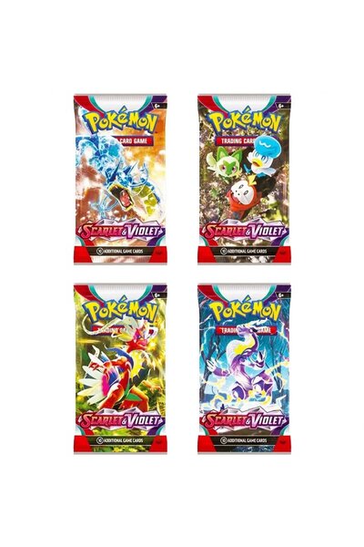 Abetto Market Pokemon Scarlet & Violet Playing Card 4 Pack