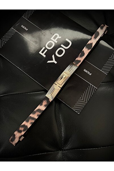 Fiori Curea de pantaloni reglabilă pentru femei cu cataramă lungă subțire, ce...