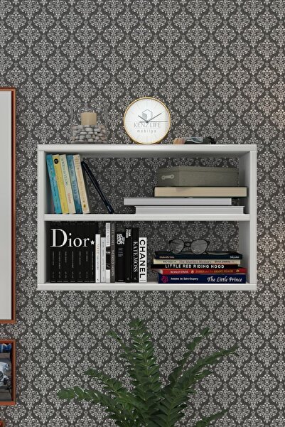Kenzlife Kitaplık Nihan 040*060*20 Byz Duvar Rafı