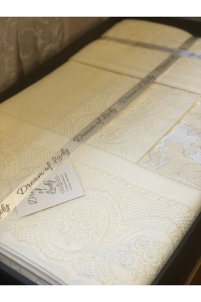 Dream Of Lady Elis 7 Piece Bridal Set - Cream Color