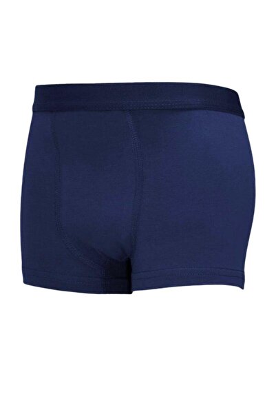 ALYA UNDERWEAR Erkek Çocuk Boxer Short 3'lü Paket Siyah - Gri Melanj - -1101