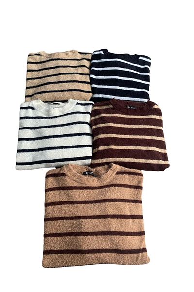 NİSUM MODA Nisum Beard Stripes Tunic
