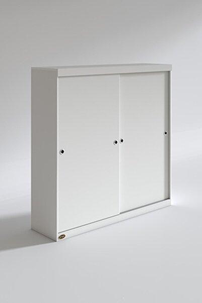 Kenzlife Gardırop Sürgülü Kapaklı Kapılı 180 Papatya Byz Gardolap Dolap