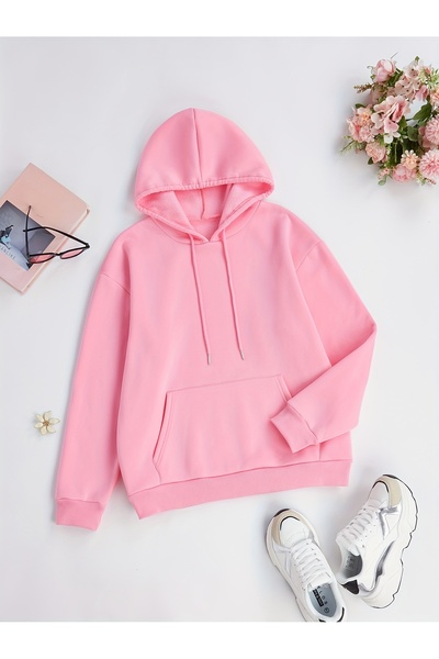 MODAVİBE Φούτερ ModaVibe Hooded - Τσέπη καγκουρό, Oversized Design