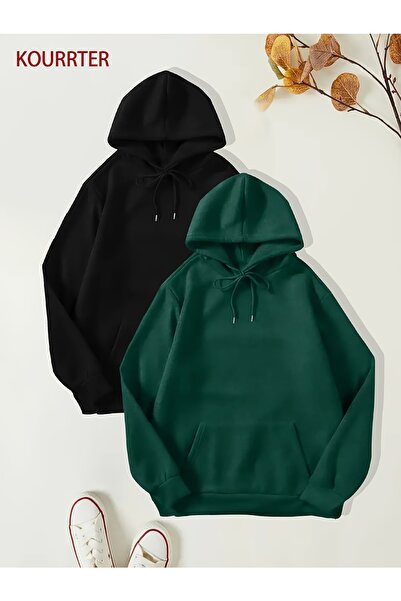 MODAVİBE Hanorac cu glugă ModaVibe - Buzunar cangur, design supradimensionat